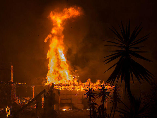 A House Burns During The Woolsey Fire On November In Malibu California After A Experiencing A Mass Shooting Residents Of Thousand Oaks Are A House Burns During The Woolsey Fire On November In Malibu California After A Experiencing A Mass Shooting Residents Of Thousand Oaks Are