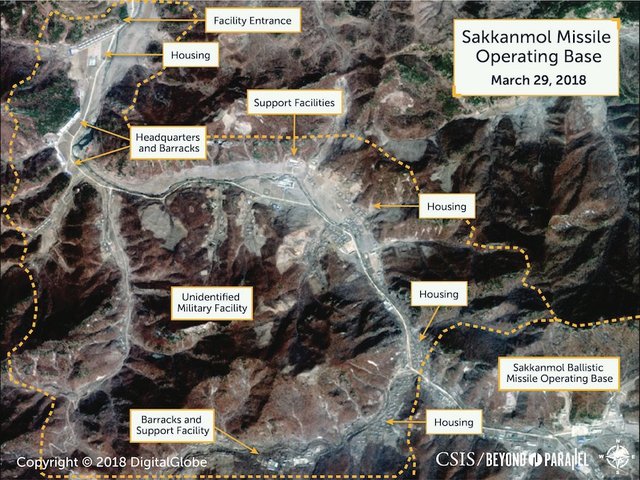 Satellite images reveal hidden North Korean missile bases