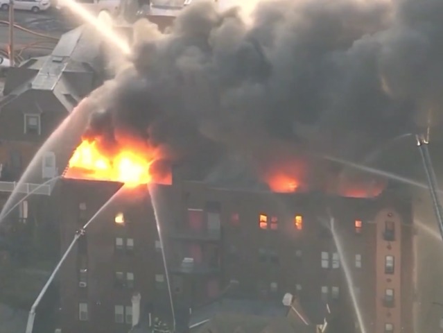 Philadelphia fire: At least 2 firefighters injured, 50 displaced in hours-long apartment blaze