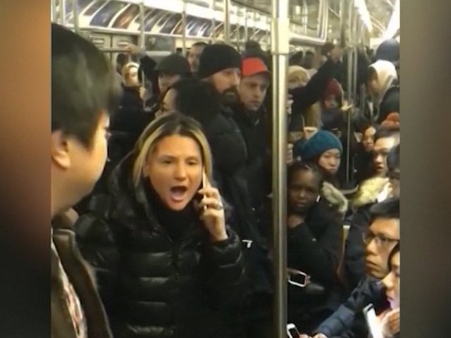 Woman arrested after racist tirade in NYC subway