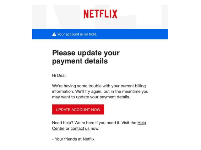 Beware Of This New Netflix Email Phishing Scam